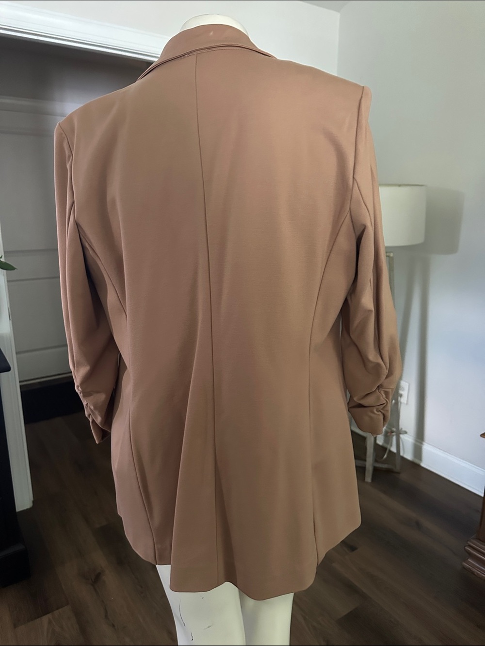 Anne Klein Dusty Rose Open-Front Blazer - Picture 5 of 14